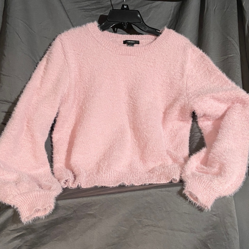 Forever 21 Soft Pink Knit Sweater